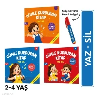  Cümle Kurduran Kitap Yaz Sil Serisi | Cümle Kurduran Kitap Yaz Sil Serisi | Kolektif | Yükselen Zeka Yayınları | 9786259047591 
