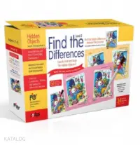 Find the Differences-2 (Level 2) - Search, Find and Mark the Hidden Objects-2 - Ages 2-5