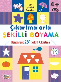 Çıkartmalarla Şekilli Boyama 4 Yaş Üstü