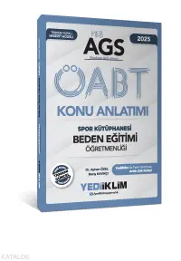 Yediiklim 2025 MEB AGS ÖABT Beden Eğitimi Öğretmenliği Spor Kütüphanesi Konu Anlatımı