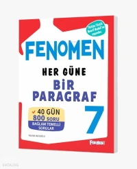  Fenomen 7 Sınıf Her Güne Bir Paragraf | Fenomen 7 Sınıf Her Güne Bir Paragraf | Kolektif | Fenomen (Hazırlık) | 9786258755817 