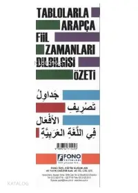 Tablolarla Arapça Fiil Zamanları Dilbilgisi Özeti