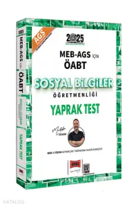 MEB-AGS ÖABT Sosyal Bilgiler Öğretmenliği Yaprak Test