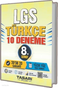  Tasarı Eğitim 8 Sınıf LGS Türkçe 10 Çözümlü Deneme | Tasarı Eğitim 8 Sınıf LGS Türkçe 10 Çözümlü Deneme | Kolektif | Tasarı Eğitim Yayınları | 9786256334656 
