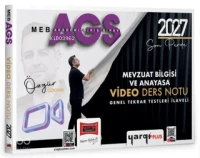  Yargı Yayınevi 2027 MEB AGS Mevzuat Bilgisi ve Anayasa Video Ders Notu | Yargı Yayınevi 2027 MEB AGS Mevzuat Bilgisi ve Anayasa Video Ders Notu | Özgür Özkınık | Yargı Yayınevi | 9786255497307 
