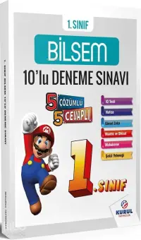 Kurul Yayıncılık 1. Sınıf Bilsem 10 lu Deneme Sınavı