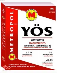 YÖS Matematik 1 Konu Özetli Soru Bankası