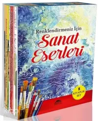 Renklendirmeniz İçin Sanat Eserleri Seti; 8 Kitap