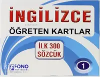 İngilizce Öğreten Kartlar 1; İlk 300 Sözcük