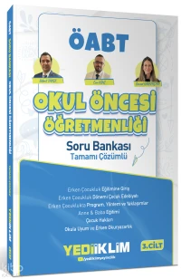  Yediiklim Yayınları 2027 MEB AGS ÖABT Okul Öncesi Öğretmenliği Tamamı Çözümlü Soru Bankası (3 Cilt) | Yediiklim Yayınları 2027 MEB AGS ÖABT Okul Öncesi Öğretmenliği Tamamı Çözümlü Soru Bankası (3 Cilt) | Bülent Tanık | Can Köni | Cennet Karataştan | Yediiklim Yayıncılık (Hazırlık) | 9786258879261 