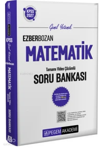  Pegem Akademi 2027 KPSS Genel Yetenek Ezberbozan Matematik Soru Bankası | Pegem Akademi 2027 KPSS Genel Yetenek Ezberbozan Matematik Soru Bankası | Kolektif | Pegem Akademi Yayıncılık (Sınavlara Hazırlık) | 9786258897753 