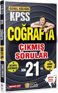 Eğit Akademi KPSS Coğrafya Son 21 Yıl Çıkmış Sorular