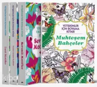 Maya Yetişkinler İçin Boyama Kitabı; 4 Kitap Takım