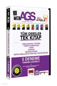 Yargı 2025 MEB-AGS Anka Serisi Tüm Dersler Tamamı Çözümlü 5 Deneme