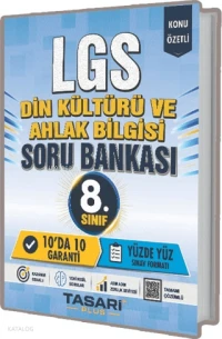  Tasarı Eğitim 8 Sınıf LGS Din Kültürü ve Ahlak Bilgisi Soru Bankası | Tasarı Eğitim 8 Sınıf LGS Din Kültürü ve Ahlak Bilgisi Soru Bankası | Kolektif | Tasarı Eğitim Yayınları | 9786256334694 