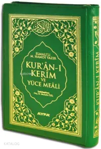 Kur'an-ı Kerim ve Yüce Meali (Ayfa-110, Cep Boy, Ciltli, 17 Satır)