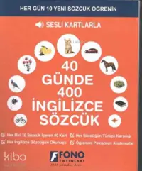 40 Günde 400 İngilizce Sözcük - Sesli Kartlarla