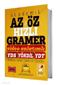 YDS YÖKDİL YDT Akademik Az & Öz Hızlı Gramer (Video Anlatımlı)