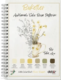  Açıklamalı Sulu Boya Defterim Buketler | Açıklamalı Sulu Boya Defterim Buketler | Tulu Art | Tulu Art | Burak Karabekir | Debir Yayınları | 9786259177236 