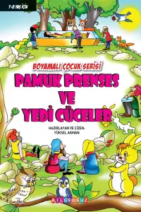 Pamuk Prenses Ve Yedi Cüceler - Boyamalı Çocuk Serisi