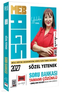  Yargı Yayınları 2027 MEB AGS Sözel Yetenek Tamamı Çözümlü Soru Bankası | Yargı Yayınları 2027 MEB AGS Sözel Yetenek Tamamı Çözümlü Soru Bankası | Yelda Ünal | Yargı Yayınevi | 9786258785821 