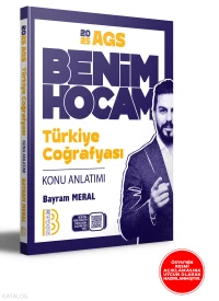 Benim Hocam 2025 AGS Türkiye Coğrafyası Konu Anlatımı