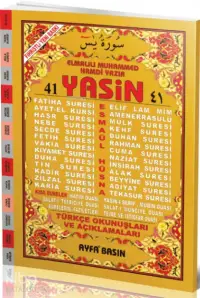 41 Yasin (Ayfa-011, Orta Boy, Sert Kapaklı, Fihristli, Türkçeli)