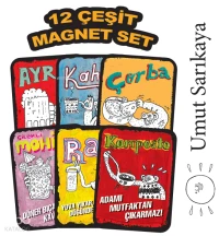  Umut Sarıkaya 12li Magnet Set | Umut Sarıkaya 12li Magnet Set | Komikşeyler Yayıncılık | 8685268450105 