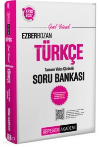 Pegem Akademi 2027 KPSS Genel Yetenek Ezberbozan Türkçe Soru Bankası | Pegem Akademi 2027 KPSS Genel Yetenek Ezberbozan Türkçe Soru Bankası | Kolektif | Pegem Akademi Yayıncılık (Sınavlara Hazırlık) | 9786258897746 