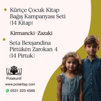 Kürtçe Çocuk Kitap Bağış Kampanyası Seti 4 (14 KİTAP) ZAZAKİ- KIRMANCKİ