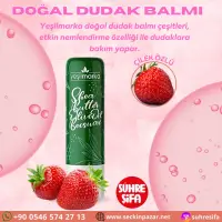 Doğal Dudak Balmı Çilekli 5gr