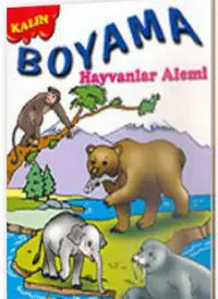 Boyama Hayvanlar Alemi (Kalın)