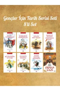 Gençler İçin Tarih Serisi Alparslan - Barbaros Kardeşler - Fatih Sultan Mehmed - Osman Gazi 8'li Set