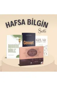 Hafsa Bilgin Seti Rabbini Dinle-hedefimiz Cennet-kızlar Aramızda Kalsın- Hanımlara Özel 4'lü Set