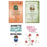 Nefs Terbiyesi-Kıyamet ve Ahiret-Ahirette Allahın Kulları İle Diyaloğu 4'lü Set