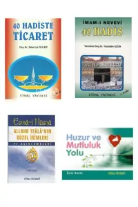 Cep Boy Huzur Ve Mutluluk Yolu-40 Hadis-40 Hadiste Ticaret-allahu Teala'nın Güzel Isimleri 4'lü Set