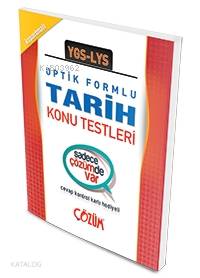 YGS - LYS Tarih Konu Testi; Optik Formlu