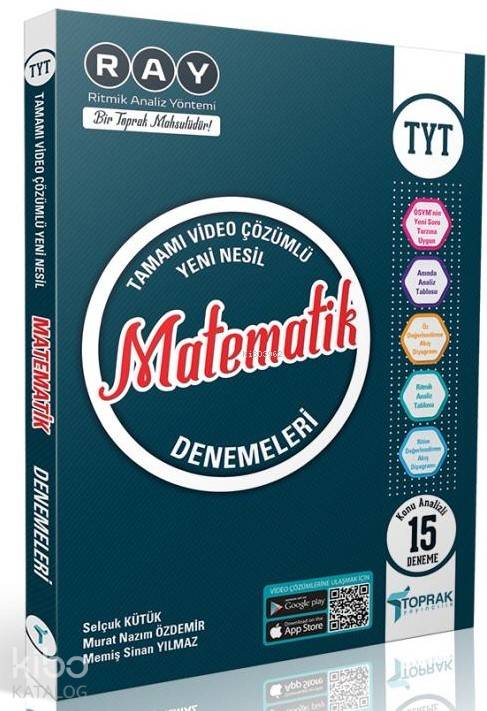 Toprak Yayınları TYT Matematik Denemeleri Toprak 