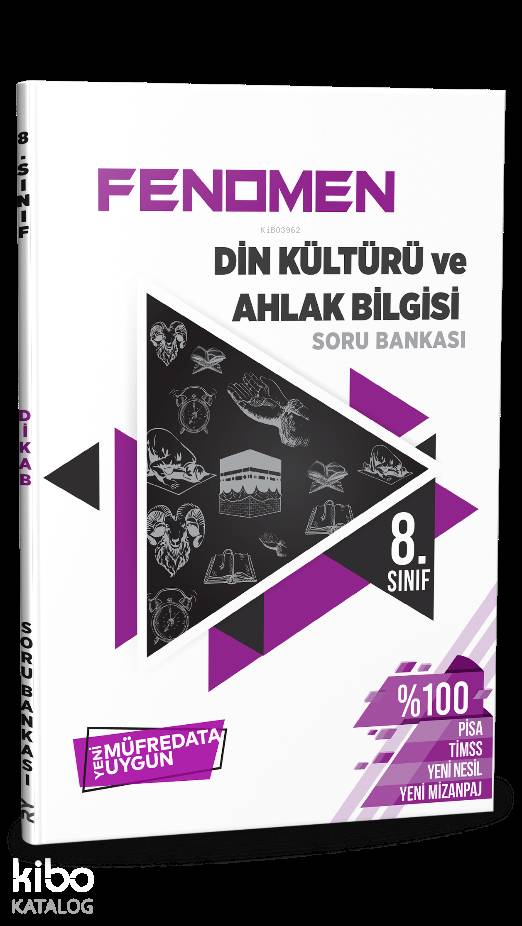 Referans Yayınları FENOMEN 8. Sınıf LGS Din Kültürü ve Ahlak Bilgisi Soru Bankası Referans Yayın