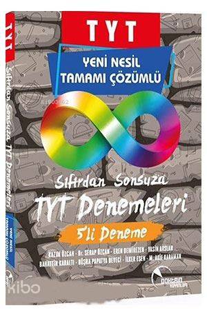Doktrin Yayınları TYT Sıfırdan Sonsuza Denemeleri Yeni Nesil Tamamı Çözümlü 5 li Deneme Doktrin 