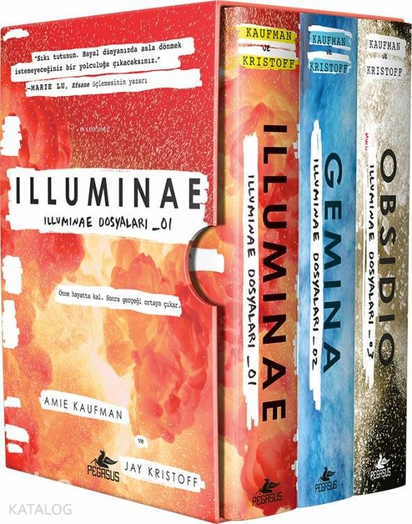  İlluminae Dosyaları Serisi Kutulu Set (3 Kitap) | Sevinç Seyla Tezcan | Amie Kaufman | Pegasus Yayıncılık | 9786052997963 | 