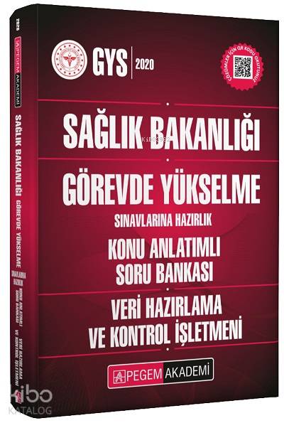  2020 Sağlık Bakanlığı Görevde Yükselme Sınavlarına Hazırlık Konu Anlatımlı Soru Bankası Veri Hazırla Veri Hazırlama ve Kontrol İşletmeni | 2020 Sağlık Bakanlığı Görevde Yükselme Sınavlarına Hazırlık Konu Anlatımlı Soru Bankası Veri Hazırla Veri Hazırlama ve Kontrol İşletmeni | Kolektif | Pegem Akademi Yayıncılık (Sınavlara Hazırlık) | 9786257052283 