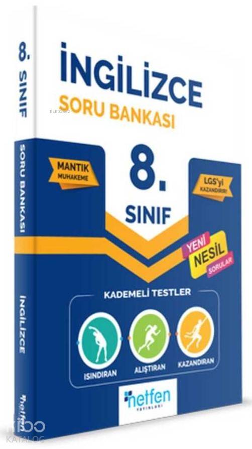 Netfen Yayınları 8. Sınıf LGS İngilizce Soru Bankası Netfen 
