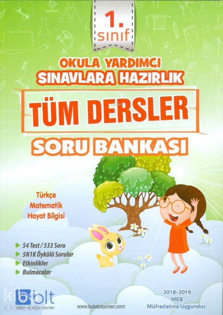 Bulut Yayınları 1. Sınıf Tüm Dersler Soru Bankası Bulut 