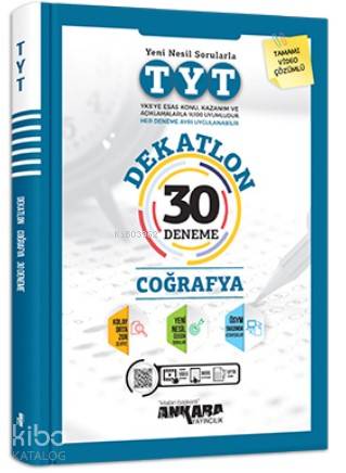  Ankara Yayıncılık TYT Dekatlon Coğrafya 30 Deneme | Ankara Yayıncılık TYT Dekatlon Coğrafya 30 Deneme | Onur Akkaynak | Ankara Yayıncılık (Hazırlık) | 9786052663561 