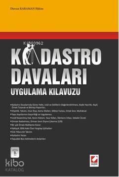  Kadastro Davaları Uygulama Klavuzu | Kadastro Davaları Uygulama Klavuzu | Dursun Karaman | Seçkin Yayıncılık | 9789750210037 