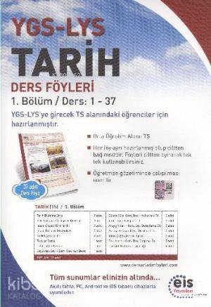YGS LYS Tarih; Ders Föyleri 1.Bölüm Ders: 1 - 37