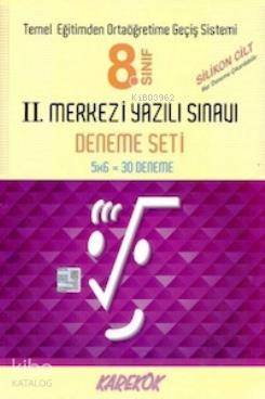 8. Sınıf II. Merkezi Yazılı Sınavı Deneme Seti 5x6 30 Deneme