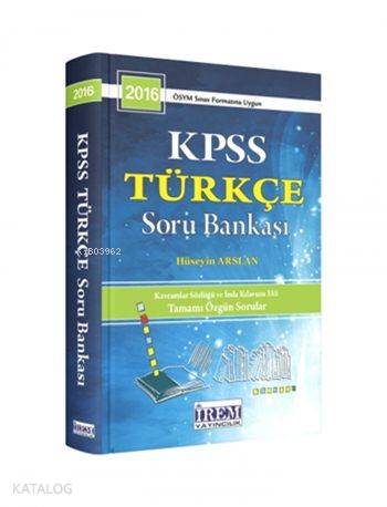 KPSS Türkçe Soru Bankası 2016