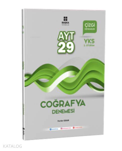 AYT Coğrafya 29 Çizgi Denemesi